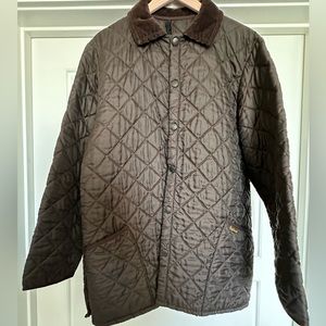 Barbour Liddesdale Classic Quilt Vintage Jacket Size M-L Brown